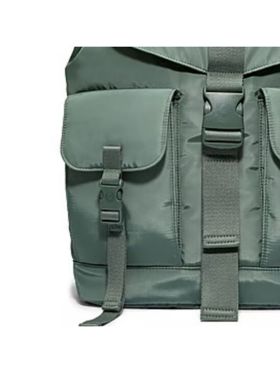 PINK NYLON CARGO BACKPACK